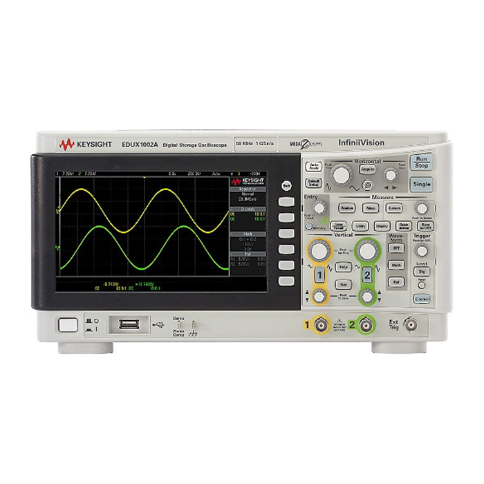 KEYSIGHT EDUX1002A 示波器：50 MHz，2 个模拟通道