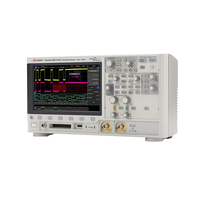 KEYSIGHT MSOX3102T 示波器:1 GHz,2 个模拟通道和 16 个数字通道